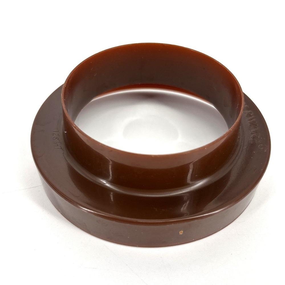 Tupperware Reversible Biscuit Maker Cookie Cutter Mold Round 1264 Brown